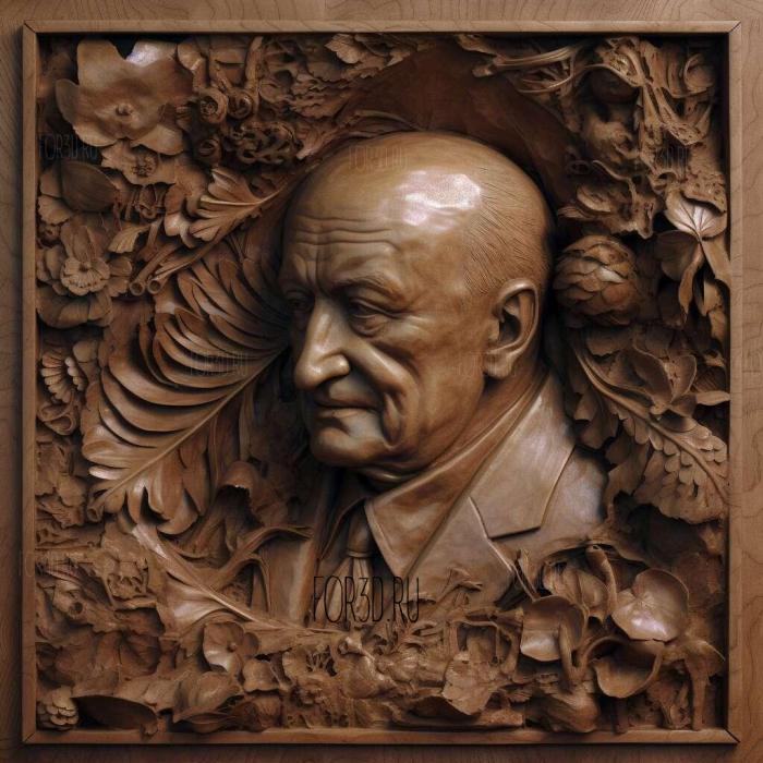 Paul Hindemith 3 stl model for CNC